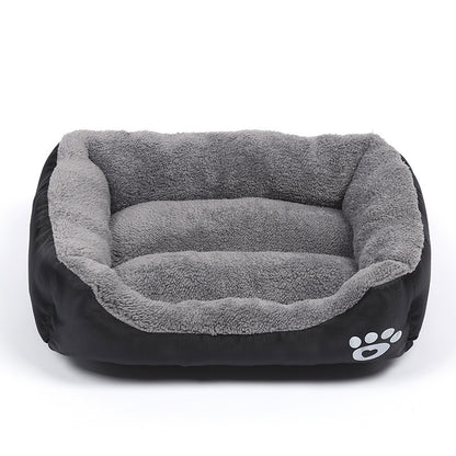 New, soft, and cozy fleece pet bed. Waterproof bottom. Suitable for small, medium & large pets. Keeps pets warm. - Tech genius & freaks