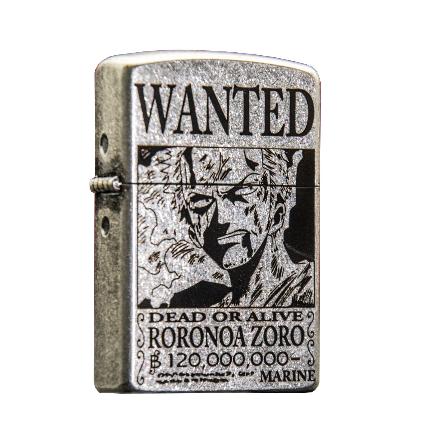 ZORRO Zoro Ancient Silver Pirate King Zoro Kerosene Lighter - Tech genius & freaks