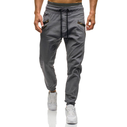 Fashion Men Gyms Pure color Pants Joggers Fitness Casual Long Pants Men Workout Skinny Sweatpants Jogger Tracksuit Trousers - Tech genius & freaks