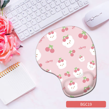 Silicone wrist mouse pad female comfortable computer soft non-slip hand rest pad thick non-slip wrist rest cute game pad - Tech genius & freaks