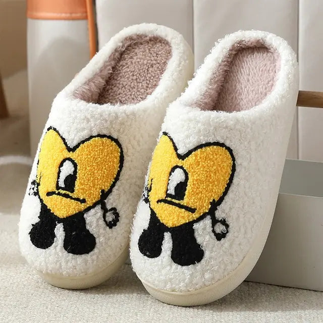 Cozy Heart Fur Slippers - Tech genius & freaks