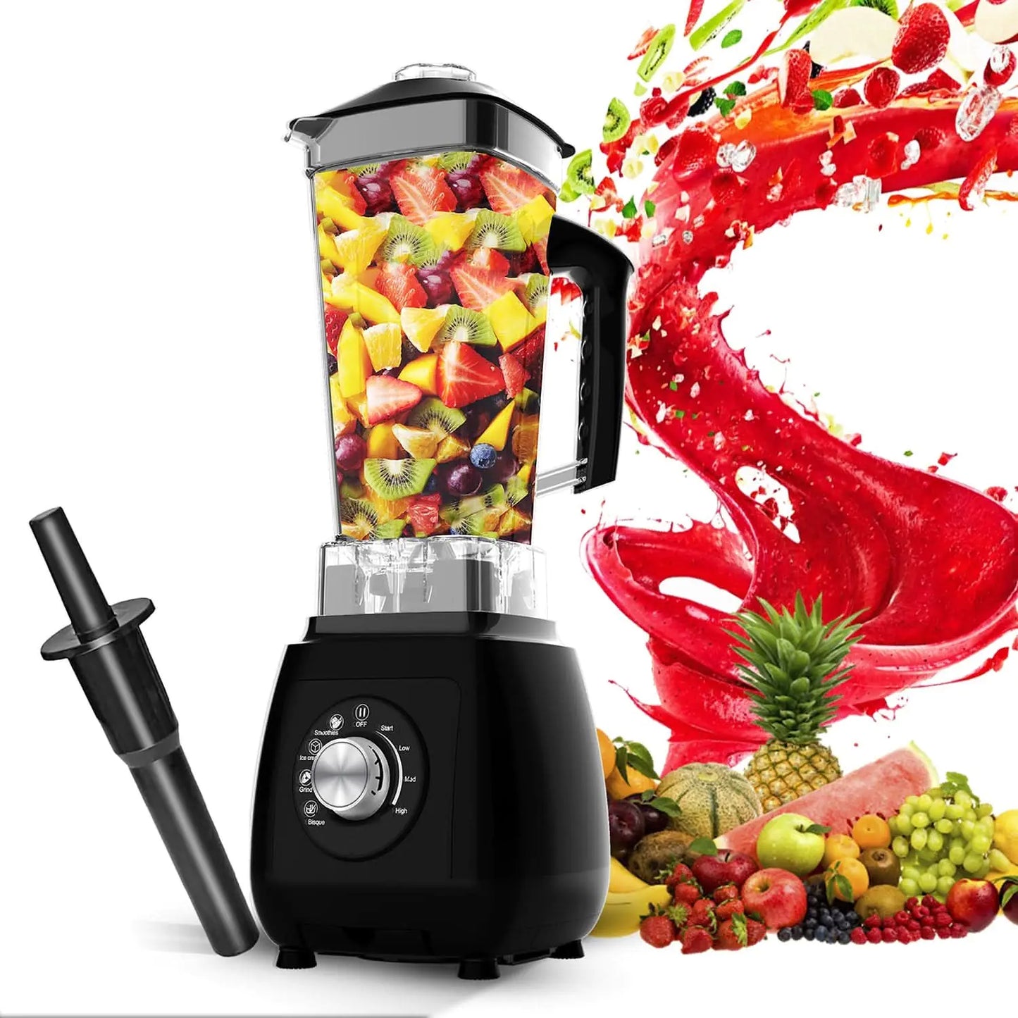 5Core Power Blender 2000W for Smoothies with 68oz Jar - Tech genius & freaks