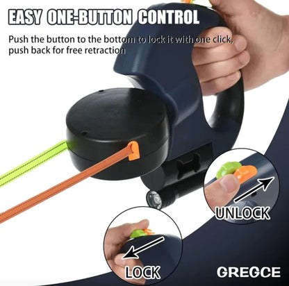 Twin Flex No-Tangle Dog Leash - Tech genius & freaks