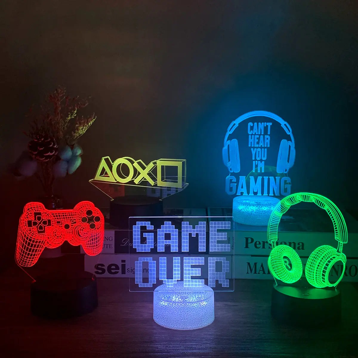 Gamer's 3D RGB Fantasy Lamp - Tech genius & freaks