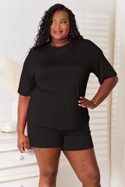 Basic Bae Soft Rayon Half Sleeve Set - Tech genius & freaks