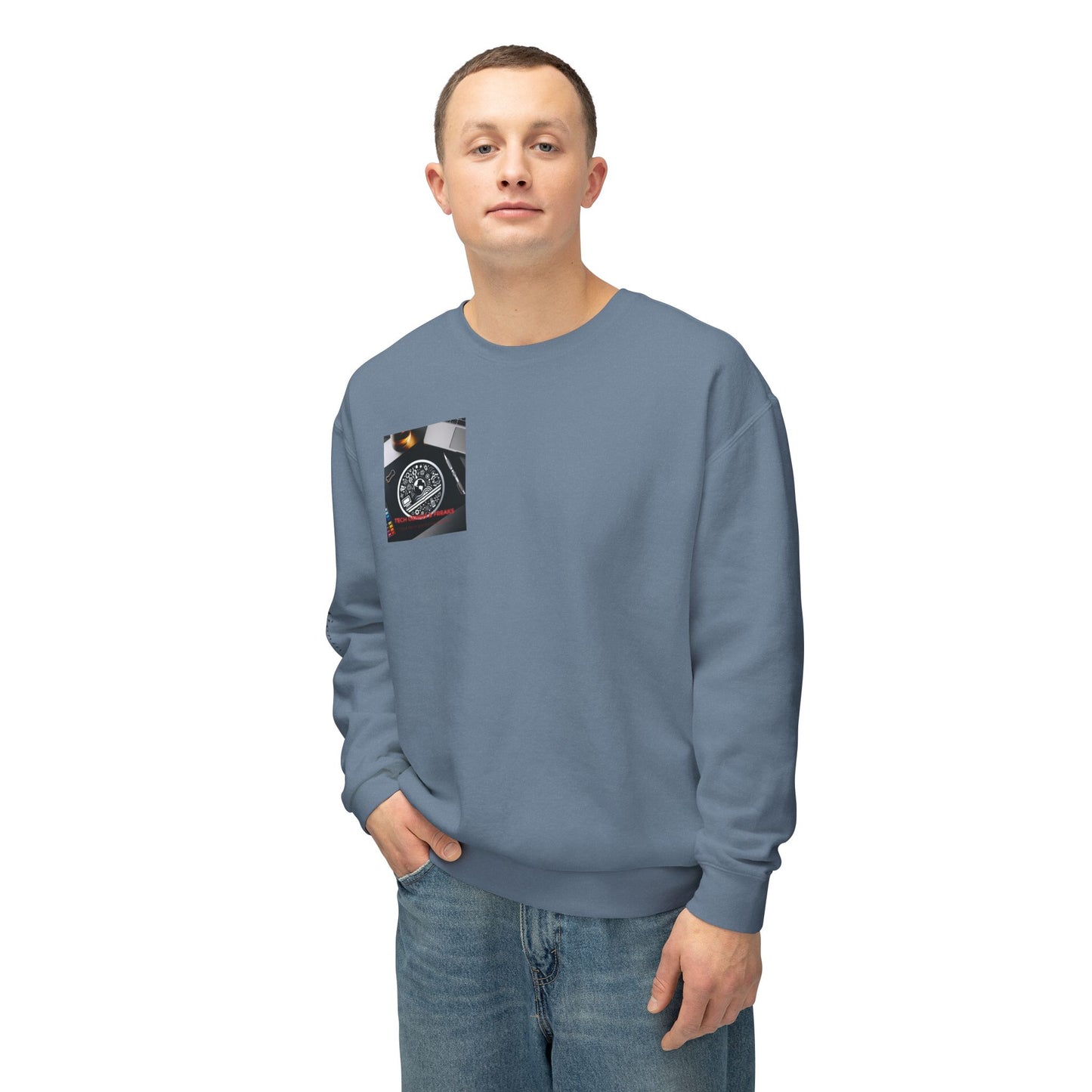 Unisex Lightweight Crewneck Sweatshirt - Tech genius & freaks