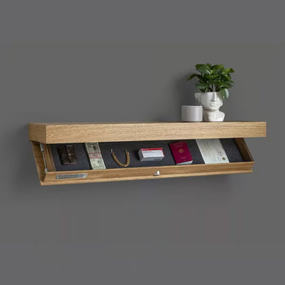 Magicflap Hidden Shelf - Wall-Mounted with Secret Compartment, a Floating Storage Solution. - Tech genius & freaks