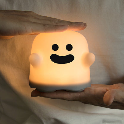 Creative Ghost Night Light Touch Love Fun Funny Parent Child Light Cute Bedroom Charging Birthday Gift - Tech genius & freaks