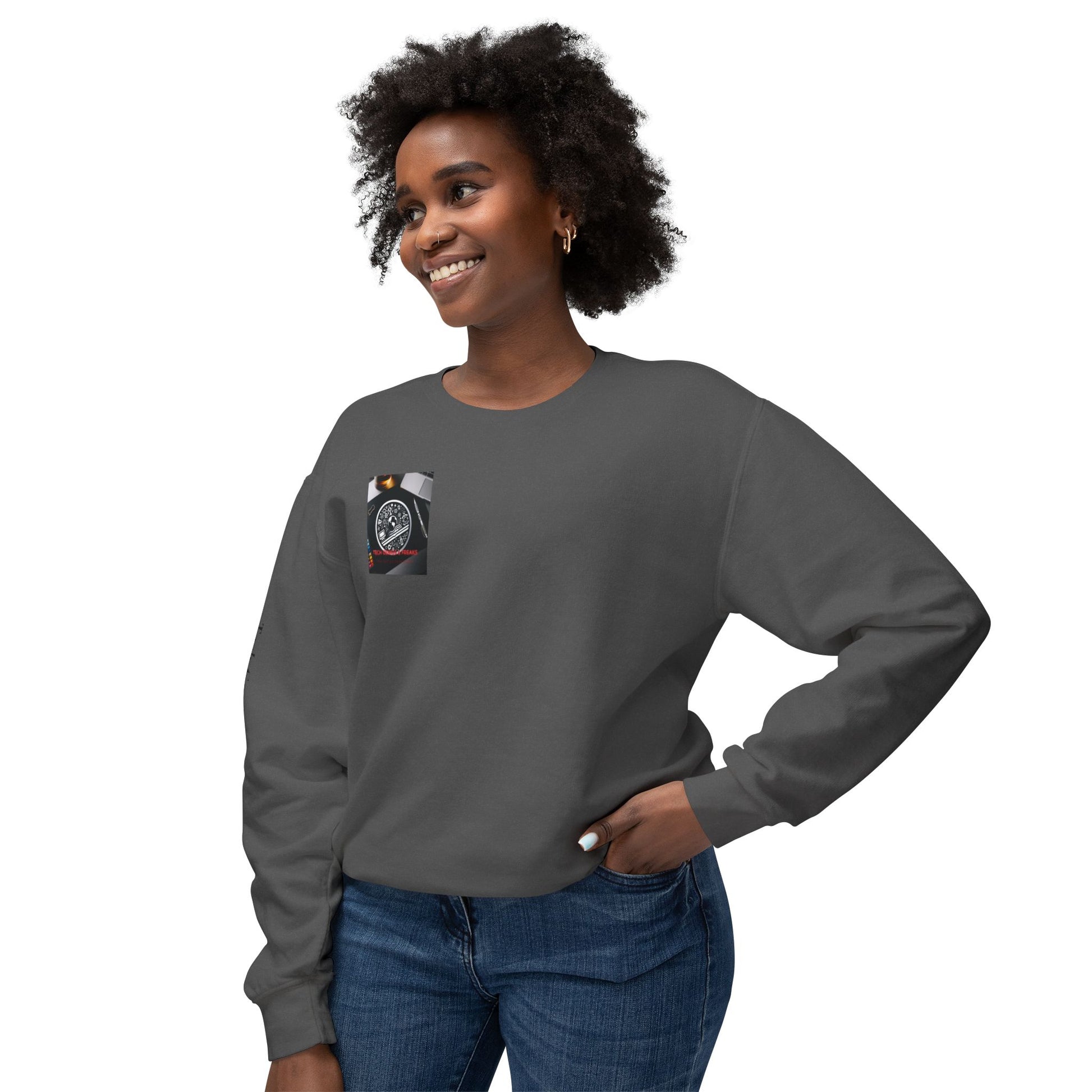 Unisex Lightweight Crewneck Sweatshirt - Tech genius & freaks