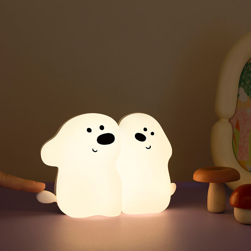 Sticky Dog Night Light Dog Night Light Dog Night Light Couple Gift Sleeping Cute Night Light - Tech genius & freaks