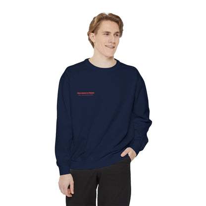 Unisex Garment-Dyed Sweatshirt - Tech genius & freaks