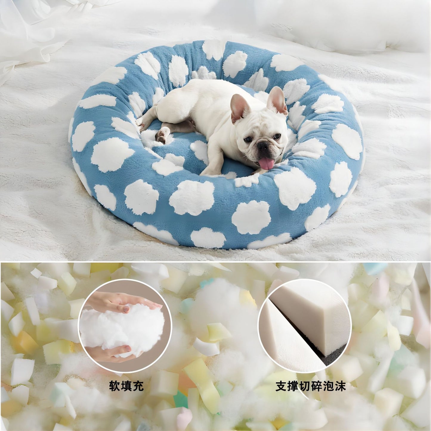 Dog house cat house pet round cat house four seasons universal warm pet house - Tech genius & freaks