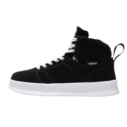 High top suede board shoes Air Force thick sole breathable sports student casual workwear shoes men - Tech genius & freaks