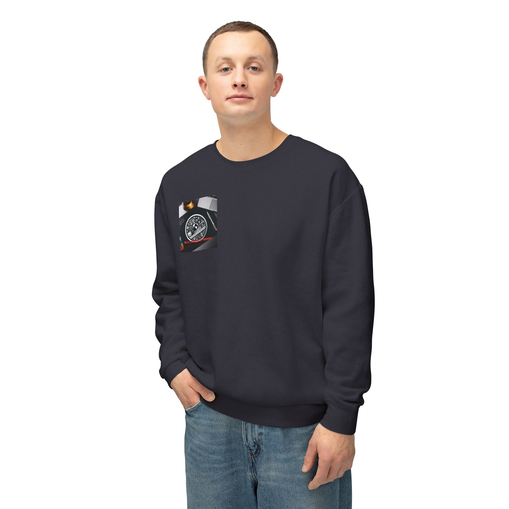 Unisex Lightweight Crewneck Sweatshirt - Tech genius & freaks