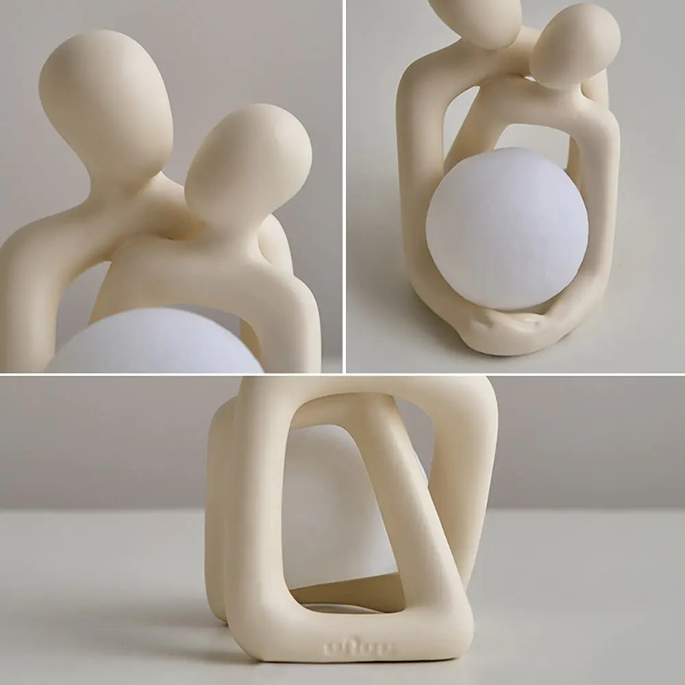 Nordic Love Duo Sculpture - Tech genius & freaks