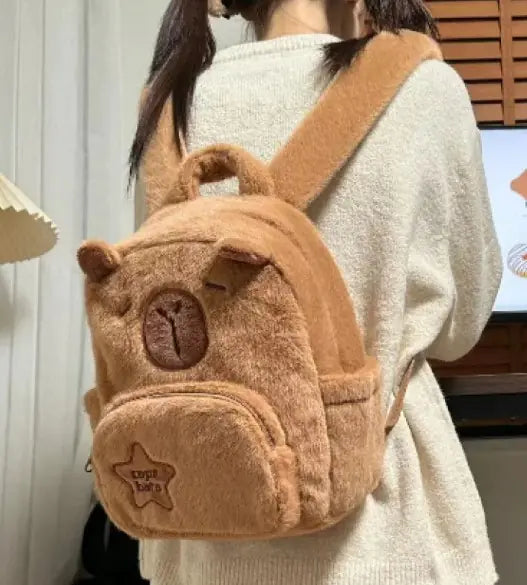 CapyCozy Large Plush Backpack - Tech genius & freaks