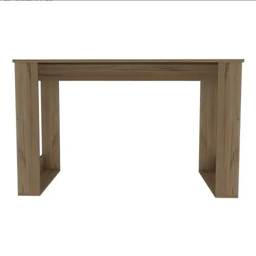 Smokey Oak Sleek Computer Desk - Tech genius & freaks