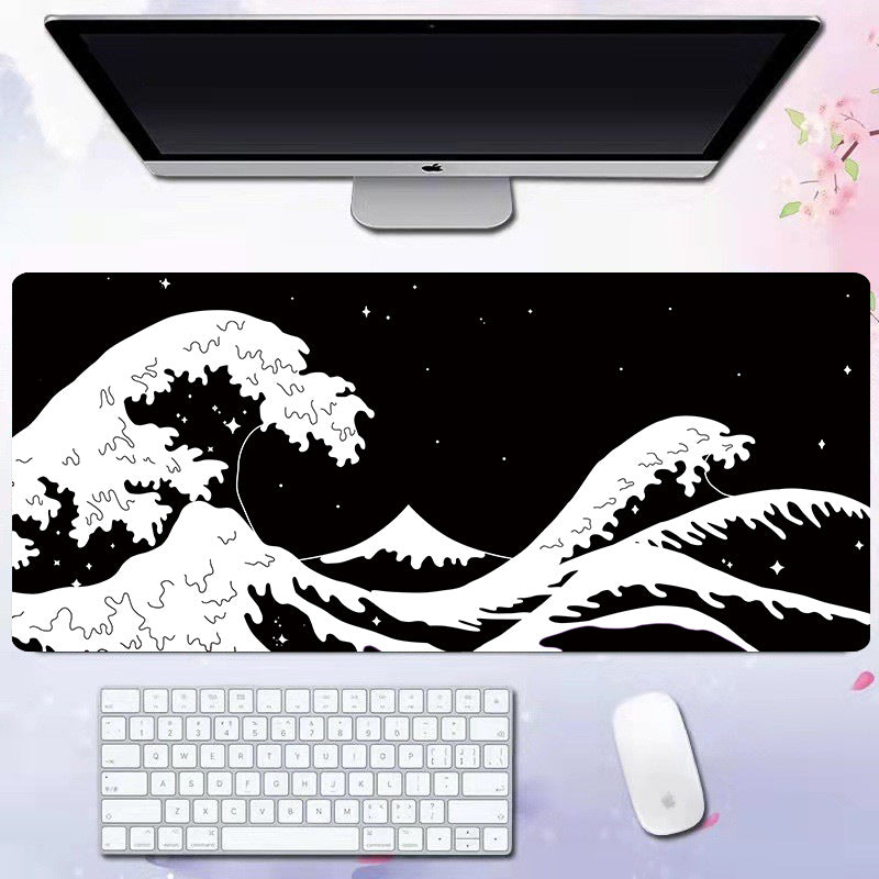 Wave mouse pad advertising game keyboard pad desk pad - Tech genius & freaks