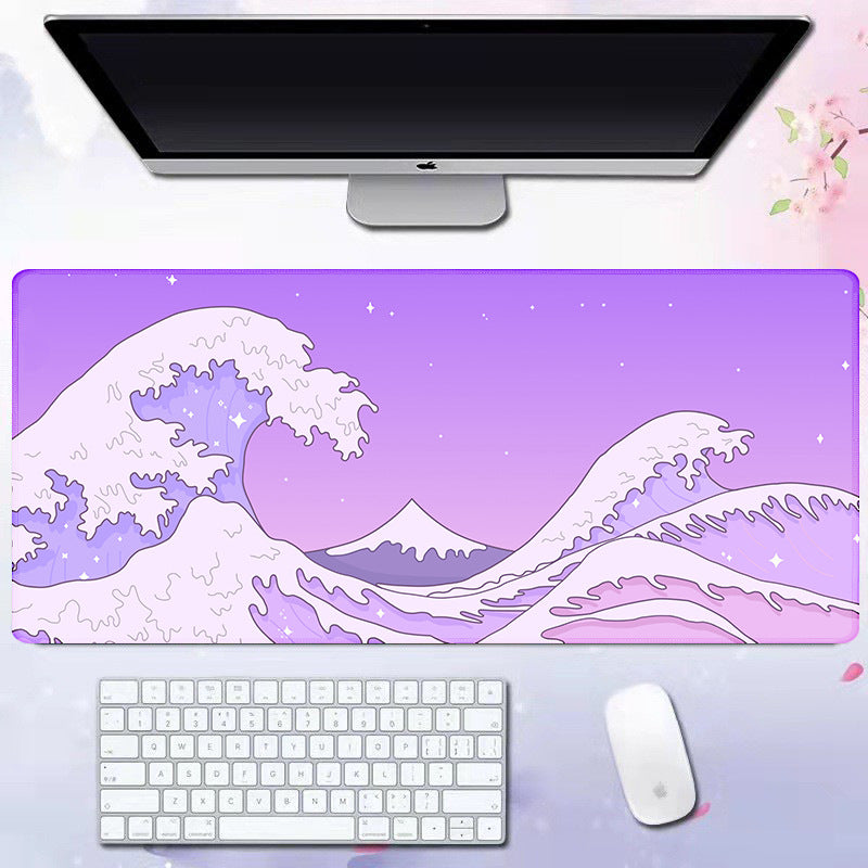 Wave mouse pad advertising game keyboard pad desk pad - Tech genius & freaks