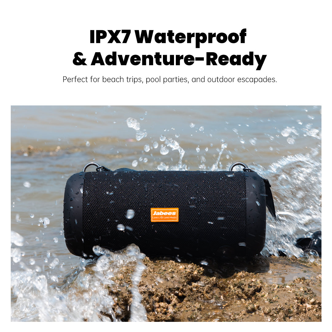 WHALE Bluetooth IPX7 Waterproof Outdoor Speaker, 30W Sound, USB Charge Out. - Tech genius & freaks