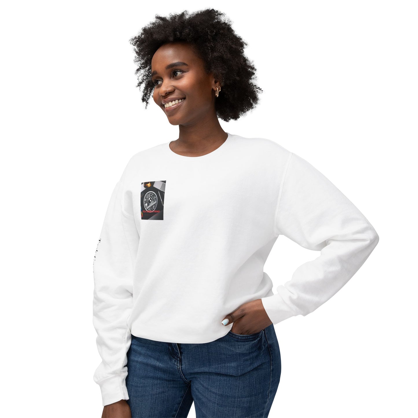 Unisex Lightweight Crewneck Sweatshirt - Tech genius & freaks