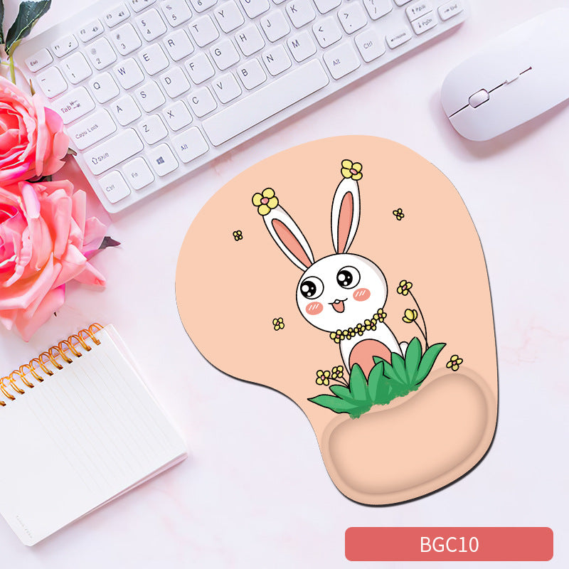 Silicone wrist mouse pad female comfortable computer soft non-slip hand rest pad thick non-slip wrist rest cute game pad - Tech genius & freaks