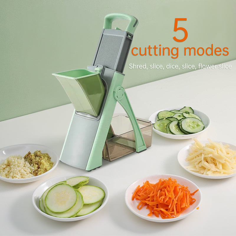 Multifunctional veggie & fruit slicer-grater. Chop, grate, slice potatoes efficiently. Ideal kitchen tool. - Tech genius & freaks