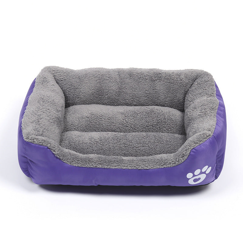 New, soft, and cozy fleece pet bed. Waterproof bottom. Suitable for small, medium & large pets. Keeps pets warm. - Tech genius & freaks