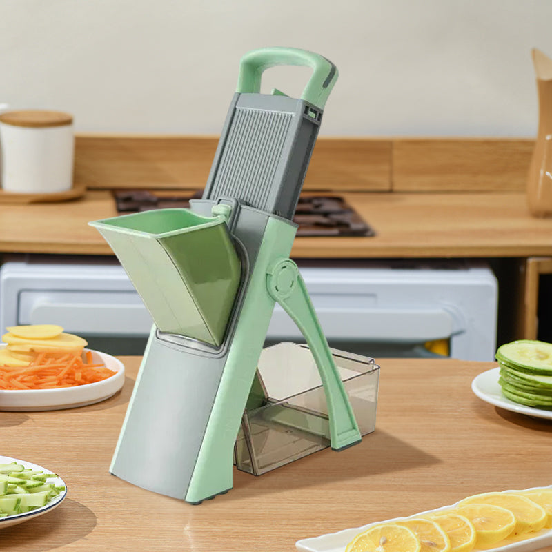 Multifunctional veggie & fruit slicer-grater. Chop, grate, slice potatoes efficiently. Ideal kitchen tool. - Tech genius & freaks