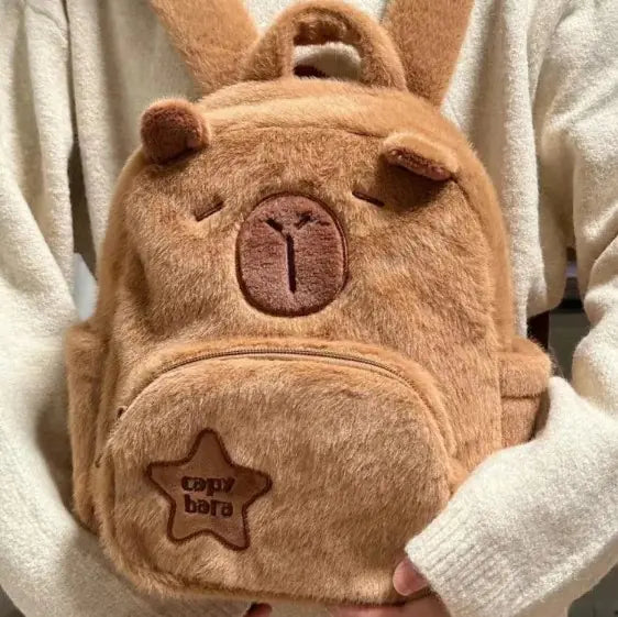 CapyCozy Large Plush Backpack - Tech genius & freaks