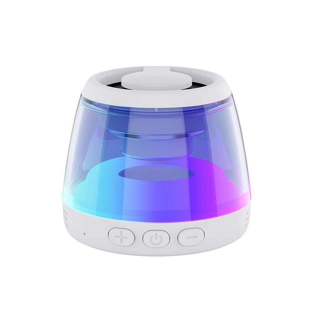 Magnetic Speaker Phone Holder Portable RGB Light Bluetooth Speaker Subwoofer Outdoor TWS Speaker - Tech genius & freaks