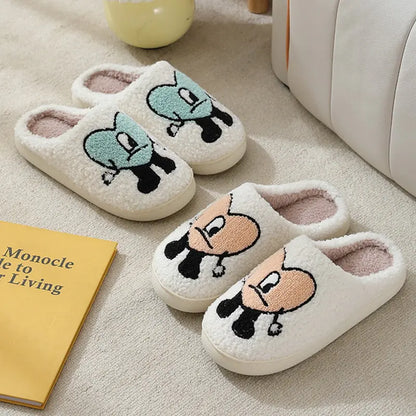 Cozy Heart Fur Slippers - Tech genius & freaks