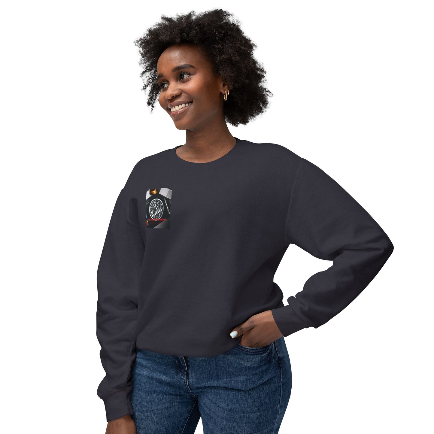 Unisex Lightweight Crewneck Sweatshirt - Tech genius & freaks