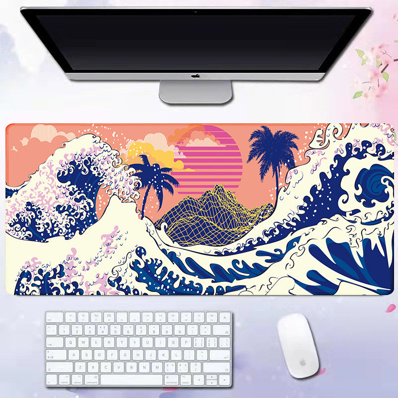 Wave mouse pad advertising game keyboard pad desk pad - Tech genius & freaks