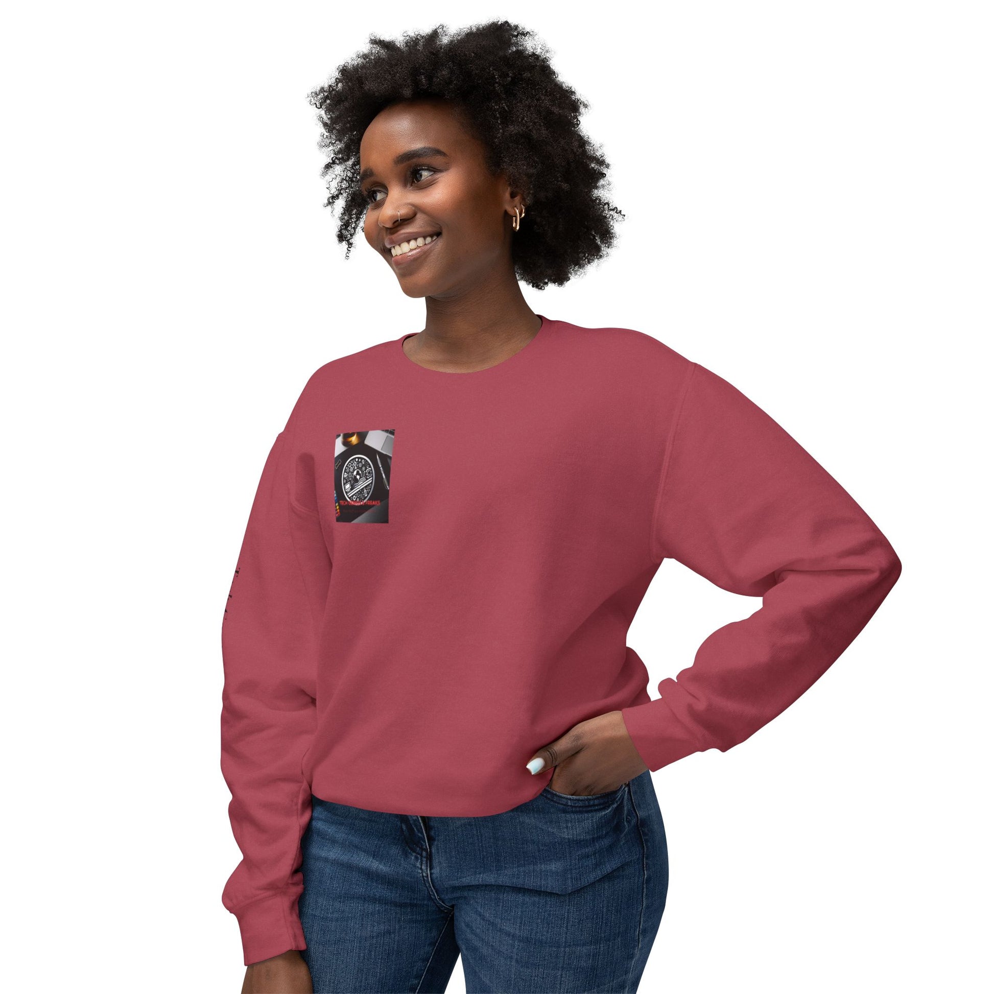 Unisex Lightweight Crewneck Sweatshirt - Tech genius & freaks