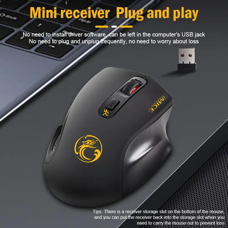 SilentFlex Wireless Mouse - Tech genius & freaks