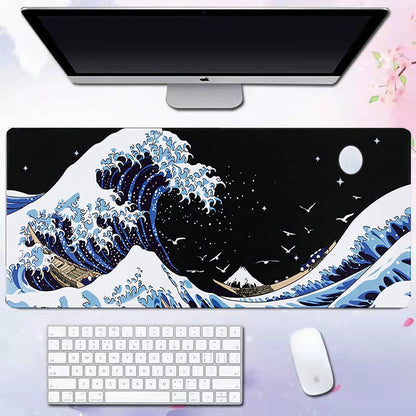 Wave mouse pad advertising game keyboard pad desk pad - Tech genius & freaks