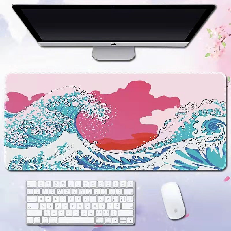 Wave mouse pad advertising game keyboard pad desk pad - Tech genius & freaks