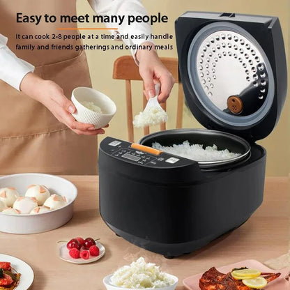 5L Household Rice Cooker Intelligent Appointment Timing Heating Rice Cooker High-fire Fast Cooking Multi-function Rice Cooker - Tech genius & freaks