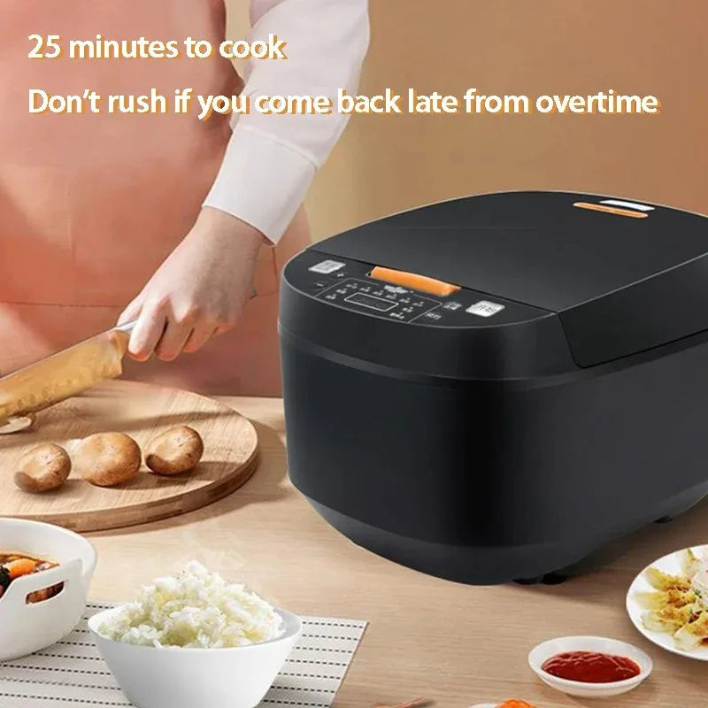 5L Household Rice Cooker Intelligent Appointment Timing Heating Rice Cooker High-fire Fast Cooking Multi-function Rice Cooker - Tech genius & freaks