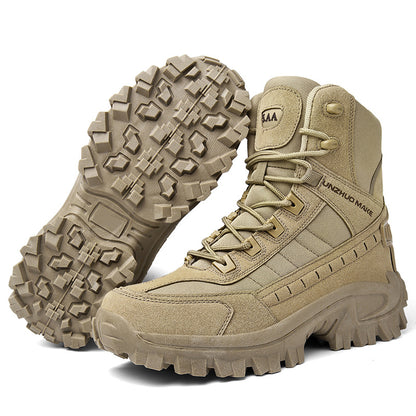 Military boots Russian battlefield boots wear-resistant training boots outdoor hiking and mountaineering shoes - Tech genius & freaks