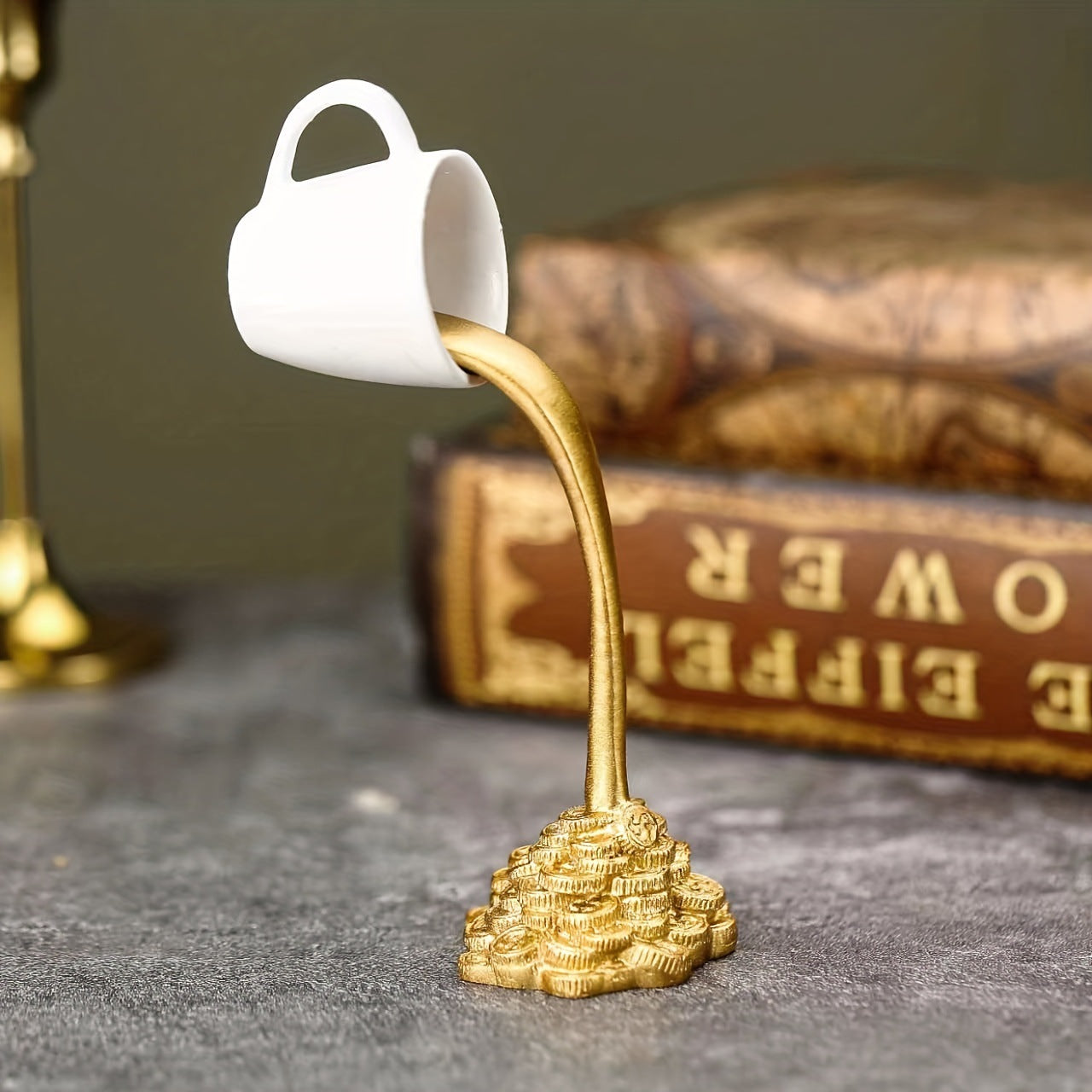 Decorative ornament floating coffee cup resin ornament home ornament floating coffee cup ornament - Tech genius & freaks