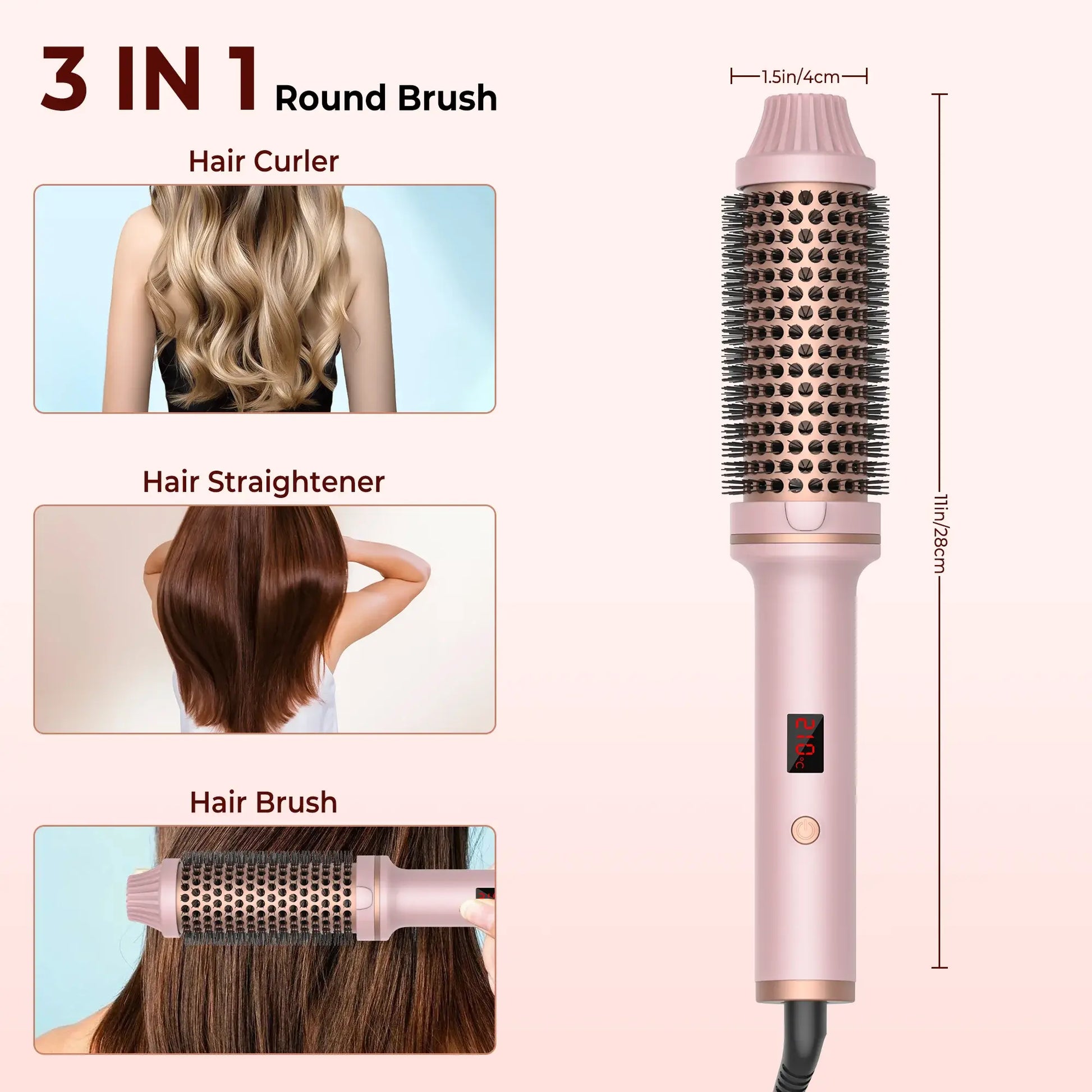 Thermal Styling Curl Brush - Tech genius & freaks