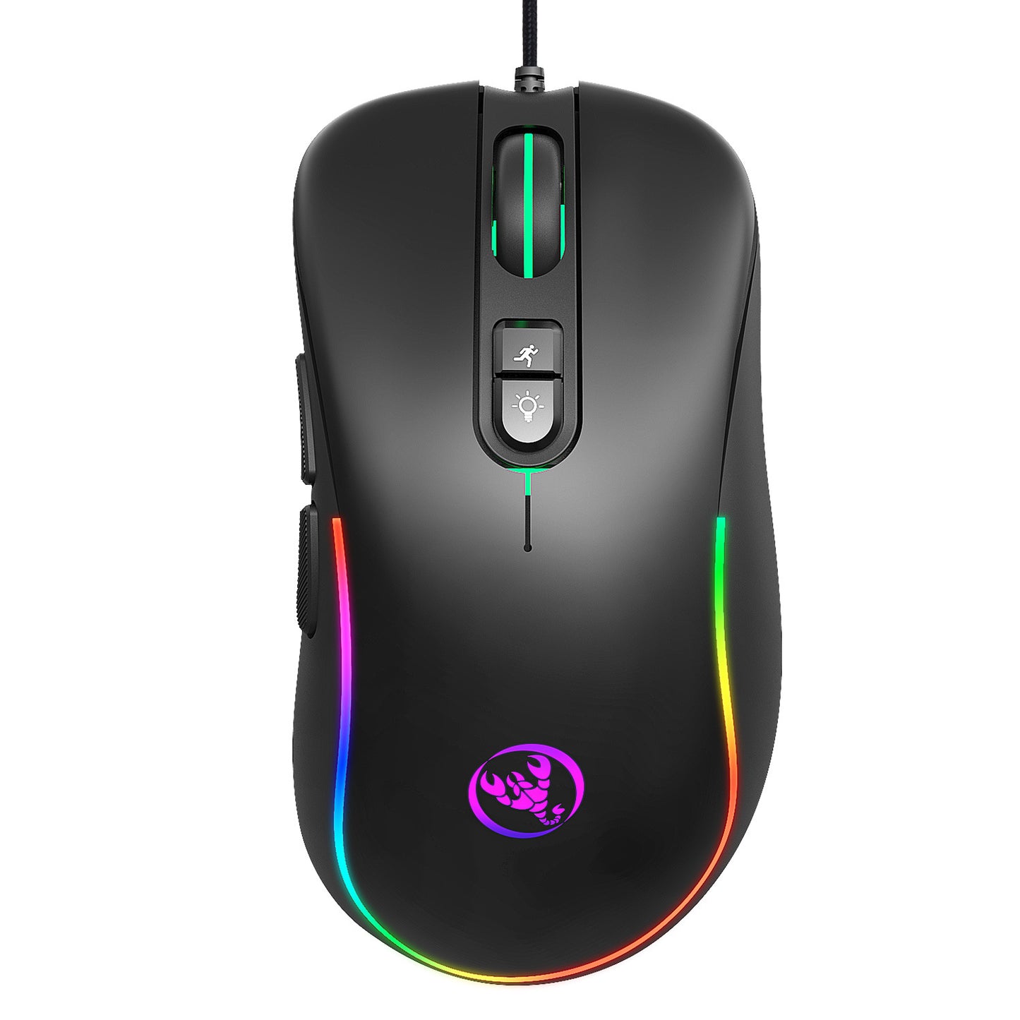 7D key gaming mouse, macro programmable RGB luminous gaming wired mouse - Tech genius & freaks