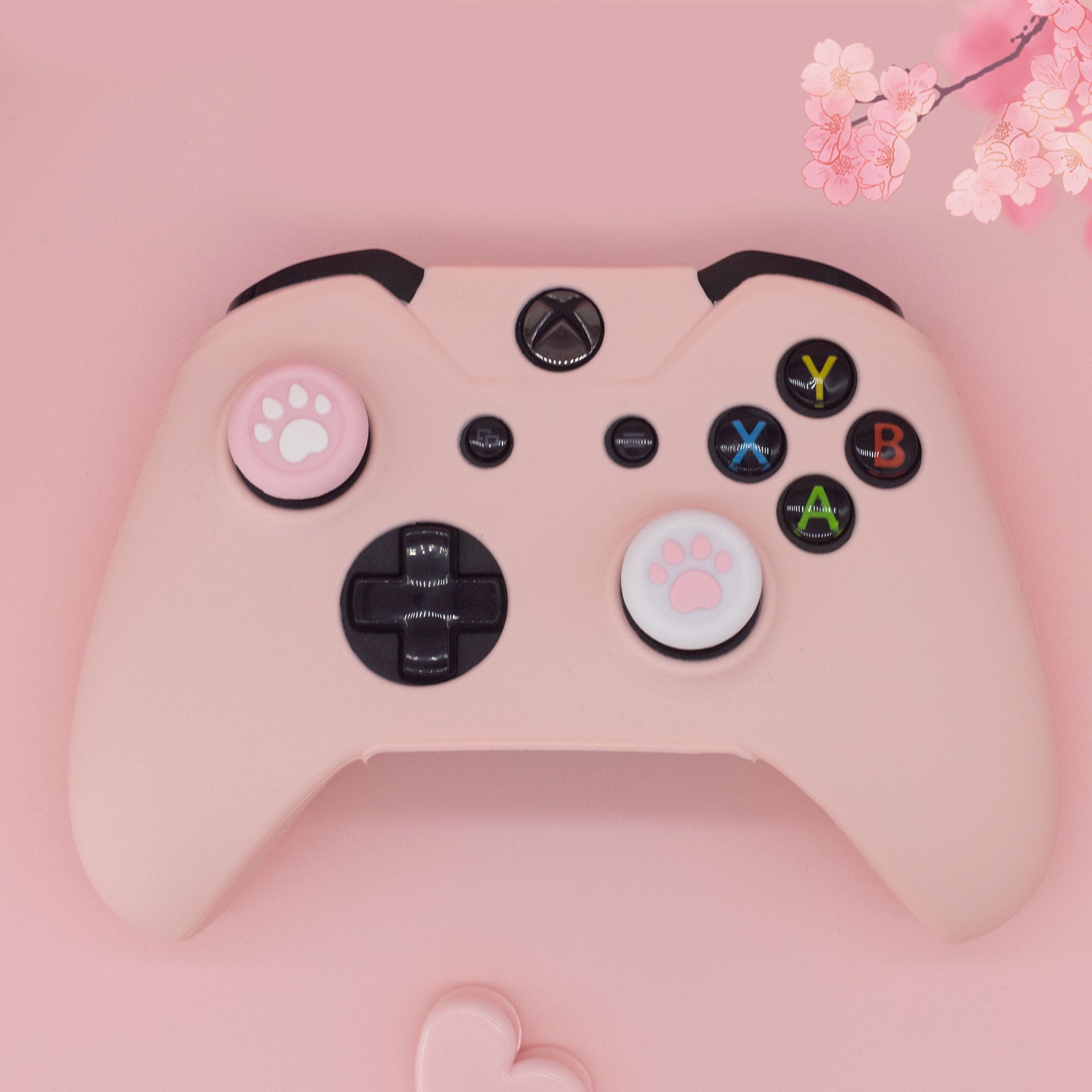 Controller protective cover with spray paint feel, girl pink, fierce male color, game controller silicone cover - Tech genius & freaks