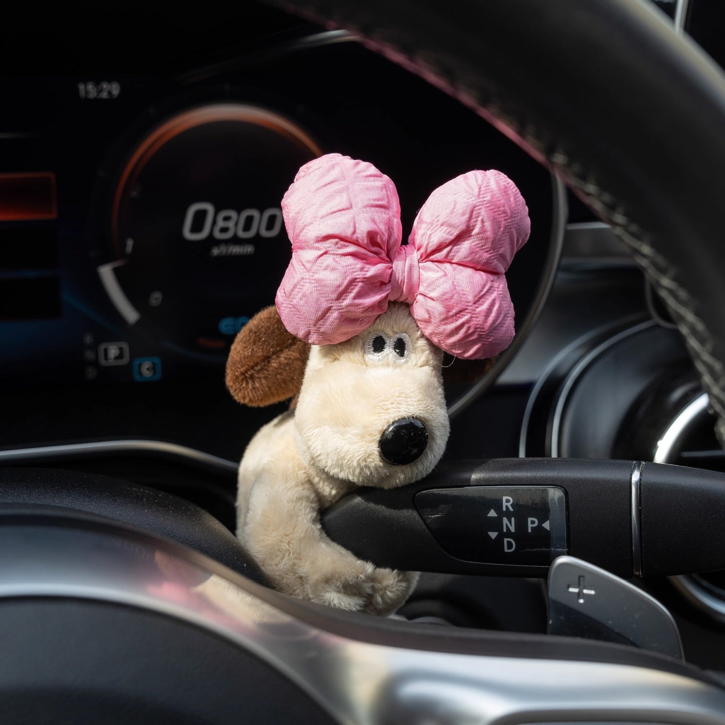 Car small ornaments cute head dog plush doll sentimental car interior decoration supplies - Tech genius & freaks