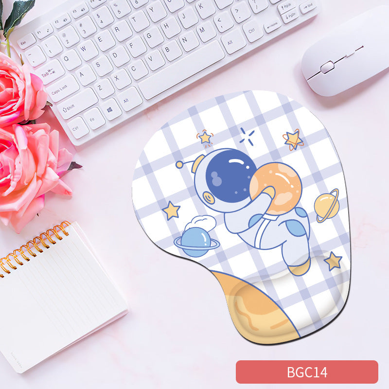 Silicone wrist mouse pad female comfortable computer soft non-slip hand rest pad thick non-slip wrist rest cute game pad - Tech genius & freaks