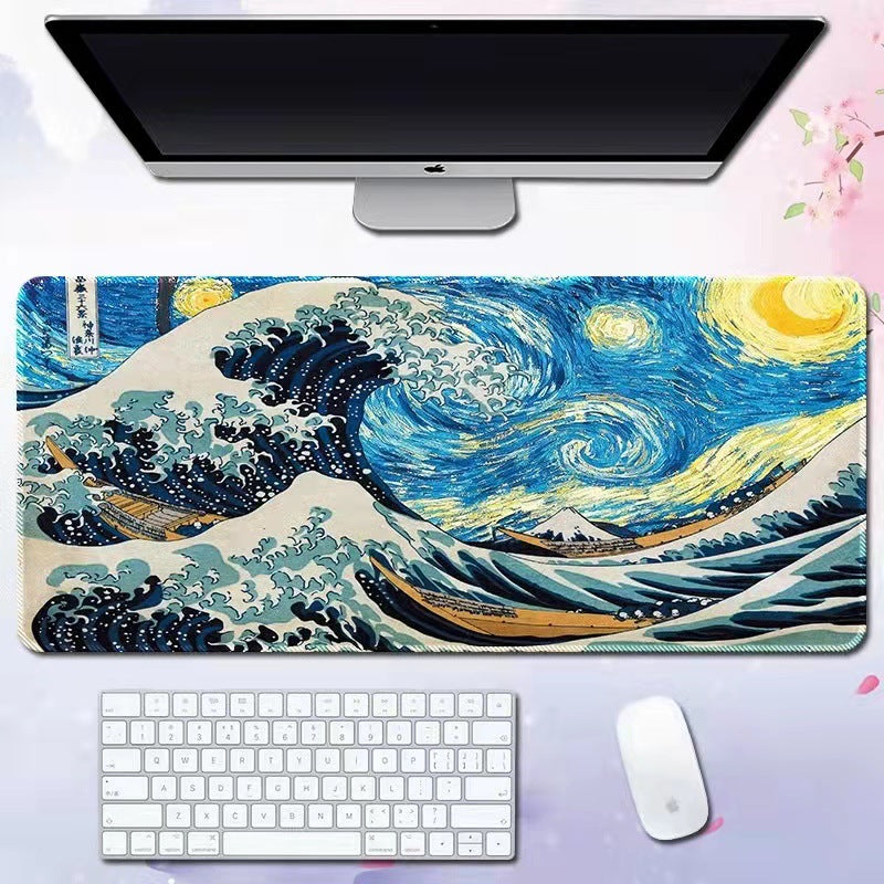 Wave mouse pad advertising game keyboard pad desk pad - Tech genius & freaks