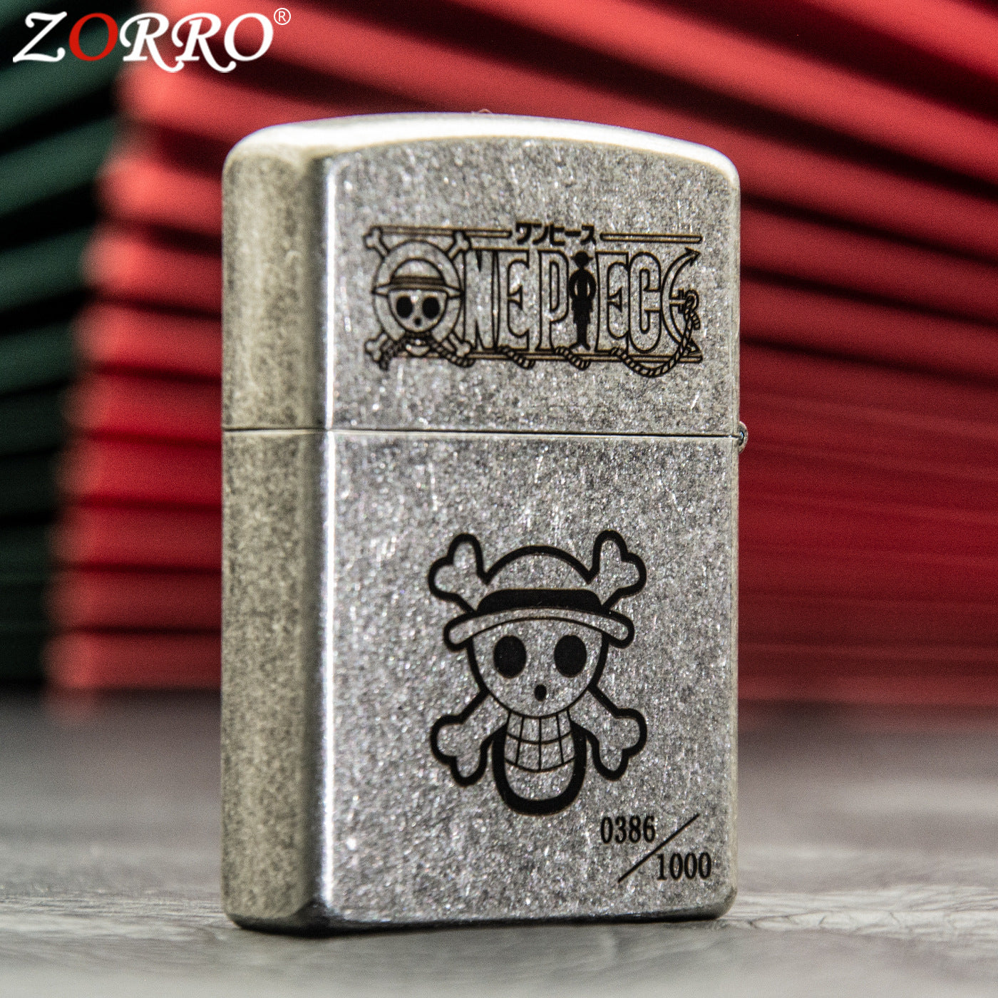 ZORRO Zoro Ancient Silver Pirate King Zoro Kerosene Lighter - Tech genius & freaks