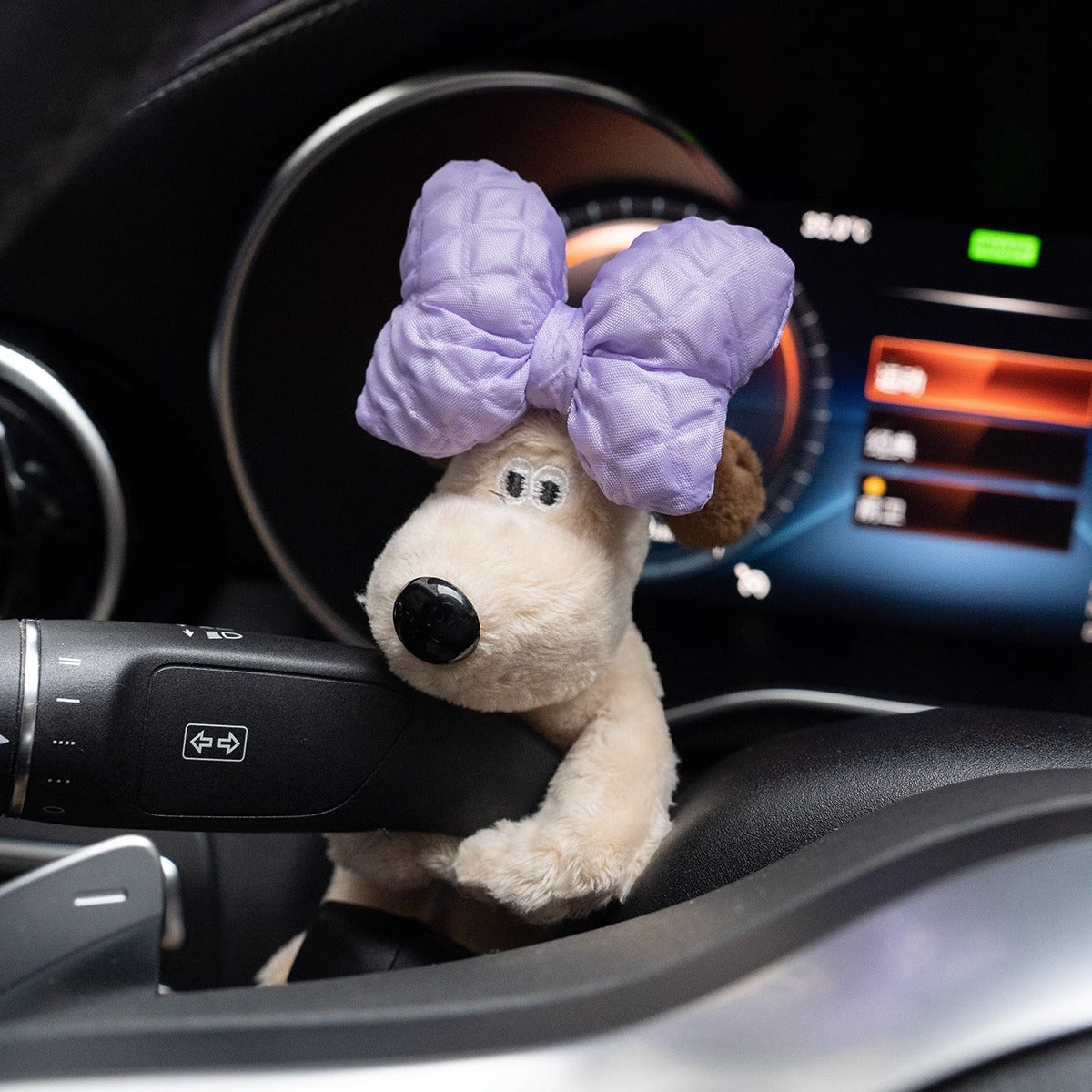 Car small ornaments cute head dog plush doll sentimental car interior decoration supplies - Tech genius & freaks